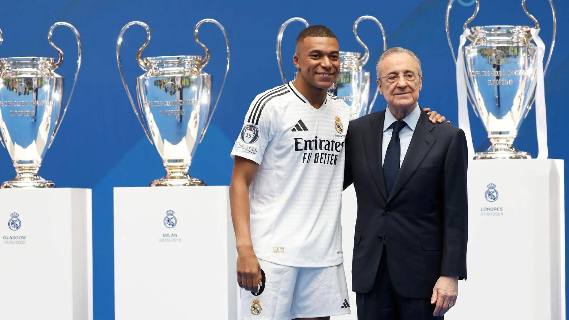 Mbappe_presentacion con Real Madrid_Florentino P